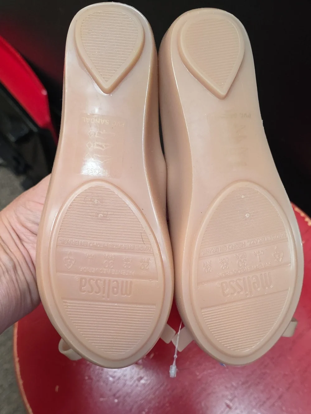 Melissa Gel Shoes Girls Size 1 Excellent Condition